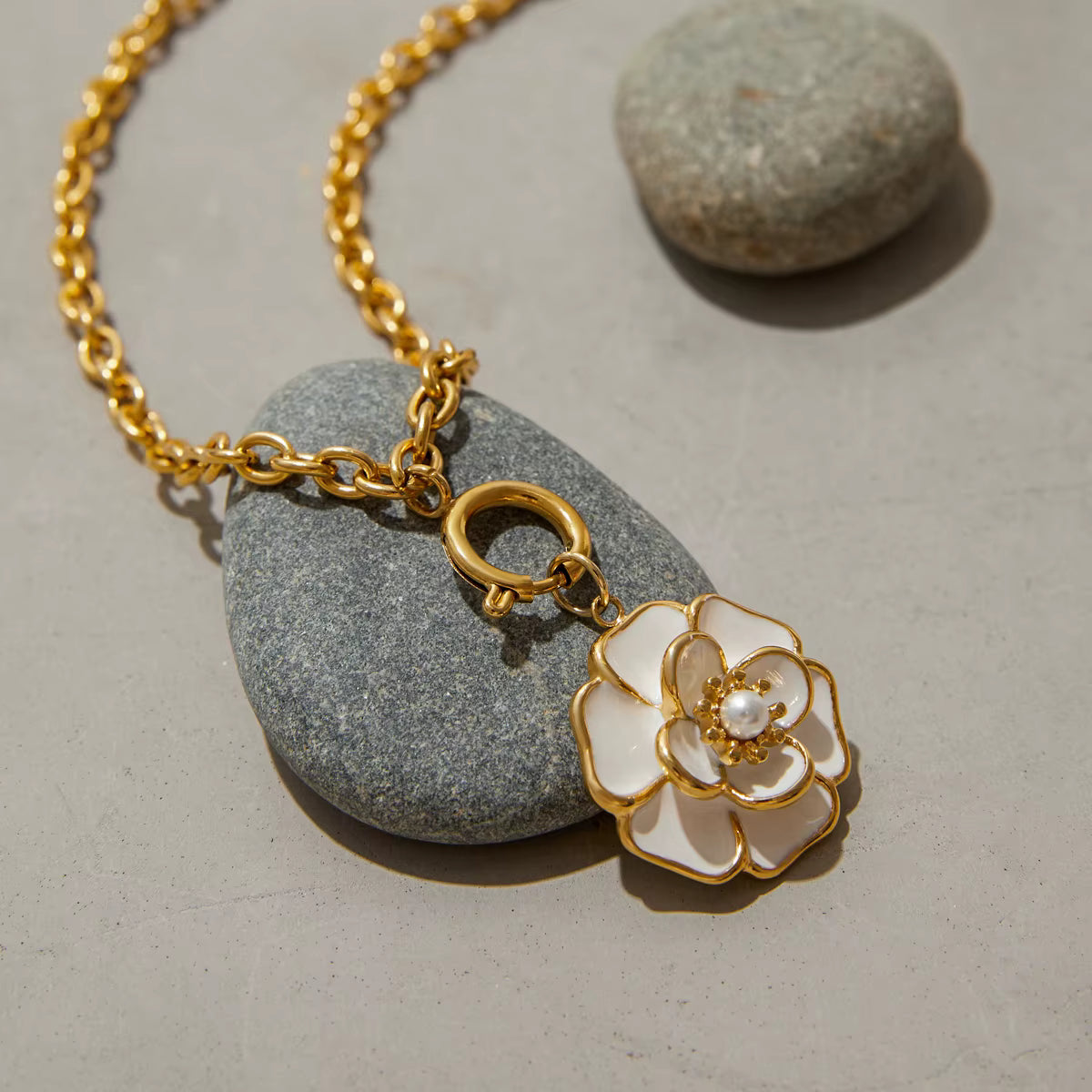 Flourish — Resin Flower Pendant
