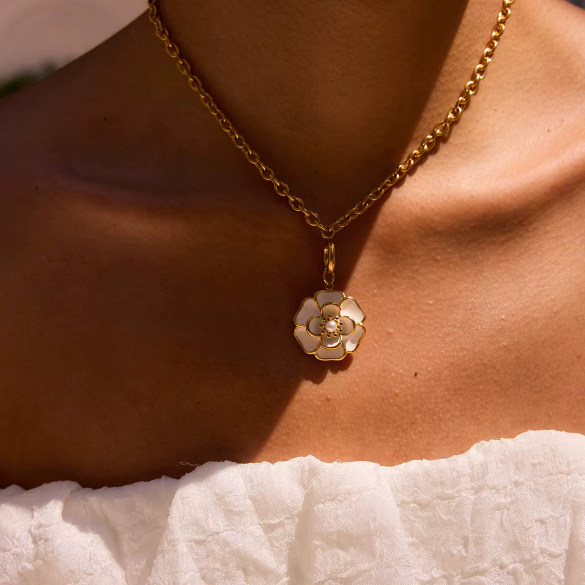 Flourish — Resin Flower Pendant