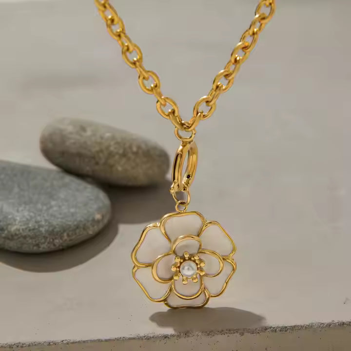 Flourish — Resin Flower Pendant
