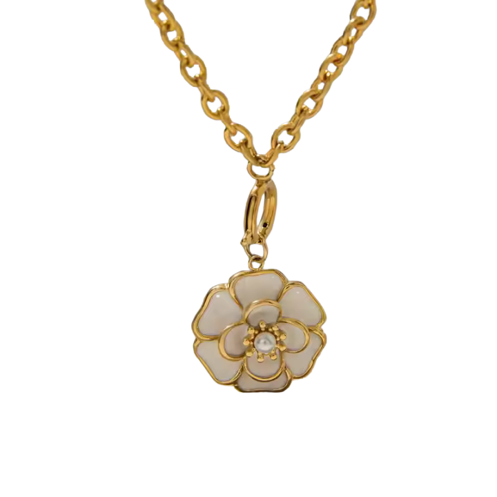 Flourish — Resin Flower Pendant
